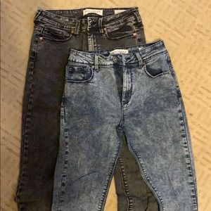 Cutest high rise jeggings!! Bullhead brand size 3